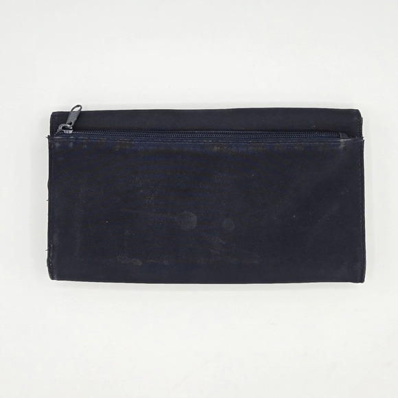 RARE Vtg Disney Winnie the Pooh fall leaves embroidered tri fold ladies wallet - Picture 2 of 5